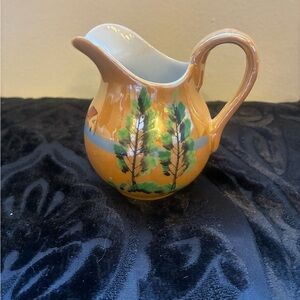 Vintage hand-painted Japan Lusterware creamer
